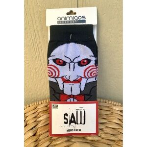 Men’s Saw Jigsaw Crew Socks